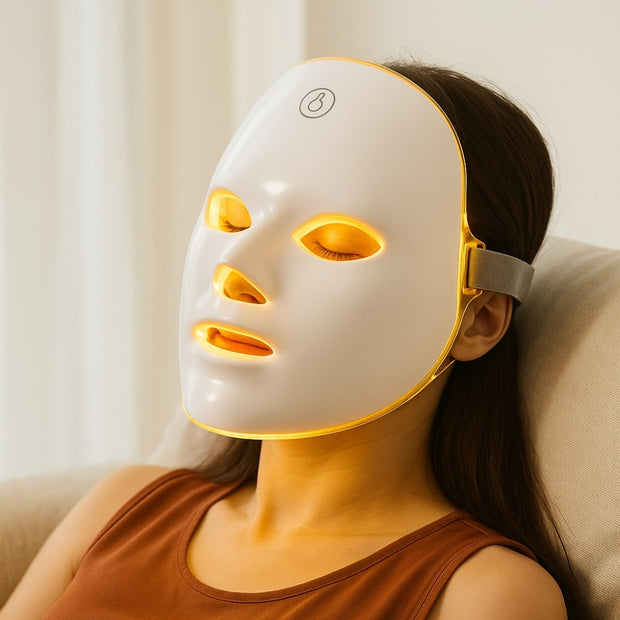 Máscara Facial LED Rejuvenecedora | Terapia Antiedad, Antiacné y Reafirmante