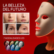 Máscara Facial LED Rejuvenecedora | Terapia Antiedad, Antiacné y Reafirmante